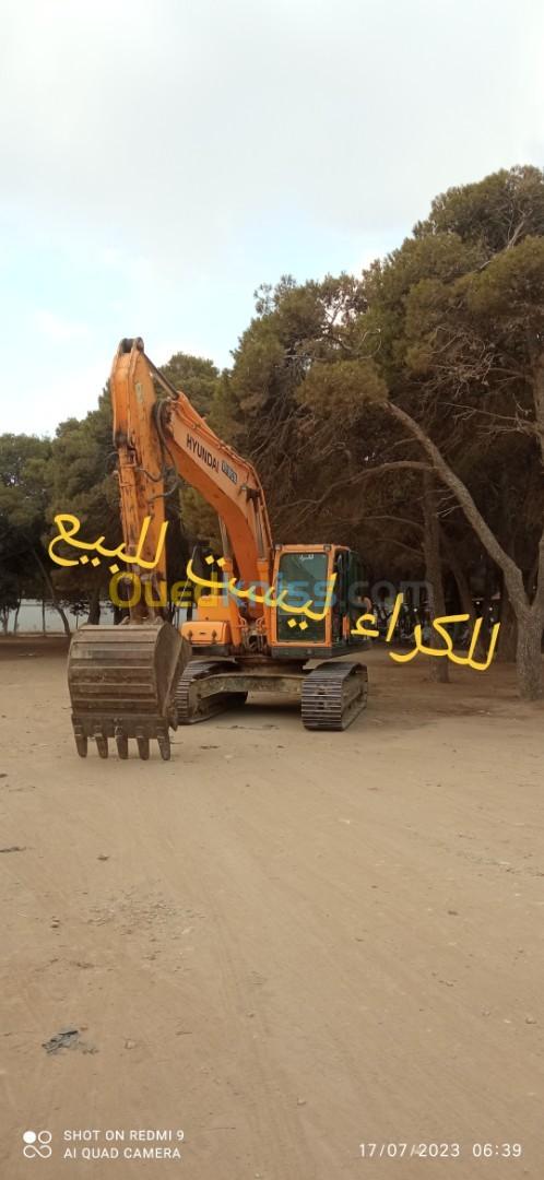 كراء hyundai 220 Location engins 2015