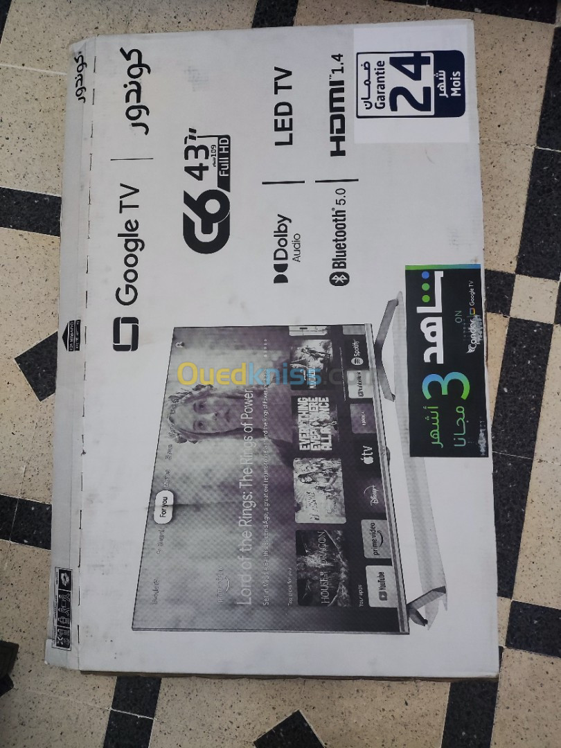 Smart Google TV serie G6 43" 