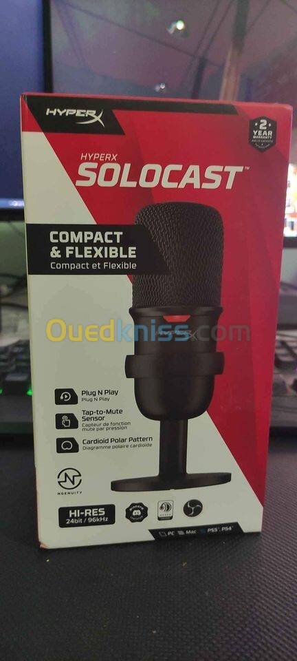 HyperX solocast microphone