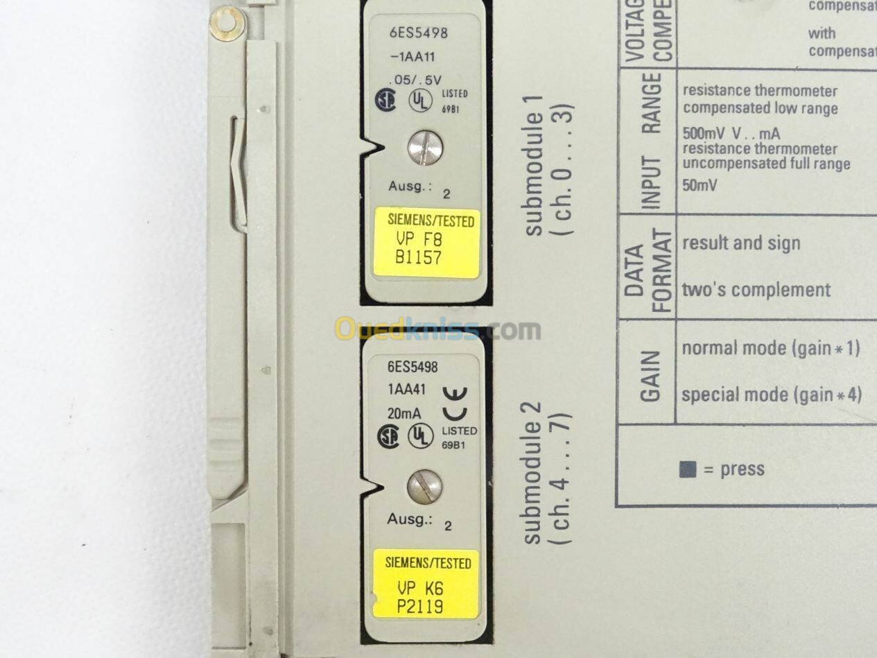 Siemens Simatic S5 /  Digital Input - Digital output - analog modules