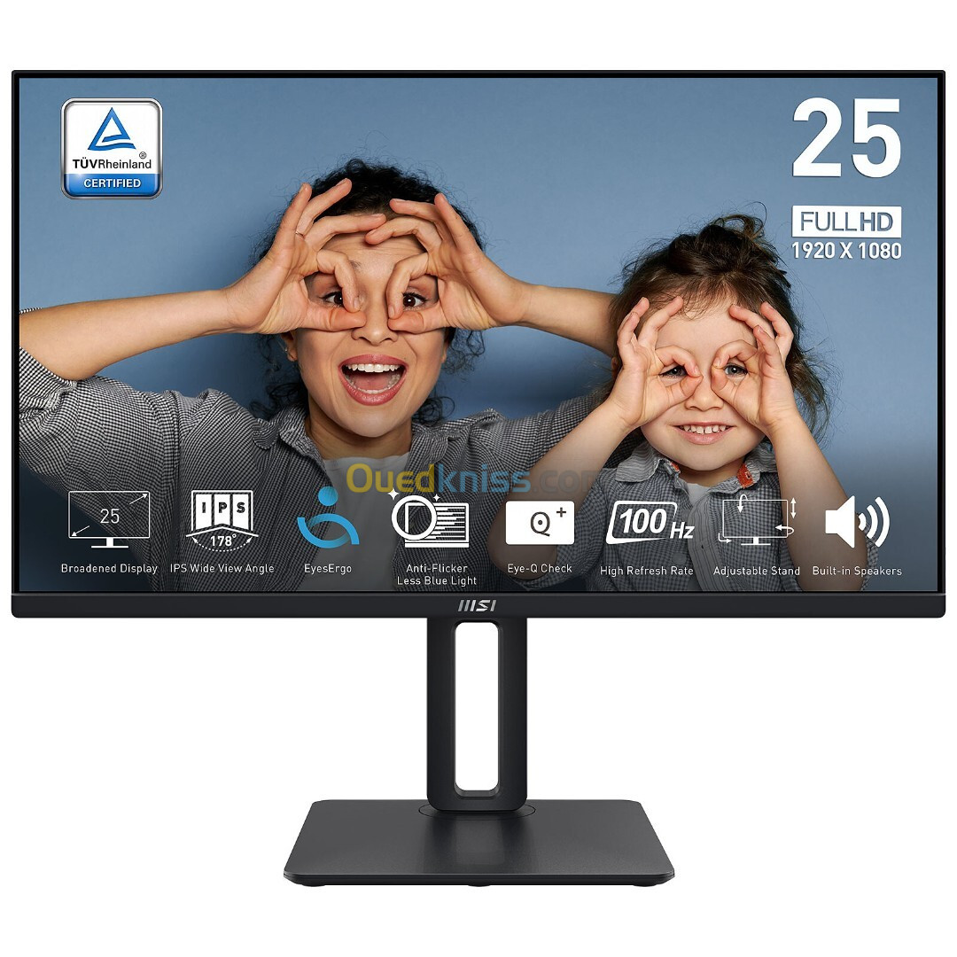 MONITEUR MSI 24.5" LED - PRO MP251P IPS 100HZ 1MS