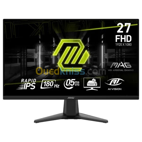 MONITEUR MSI 27 G275F FHD IPS 180HZ 0.5MS