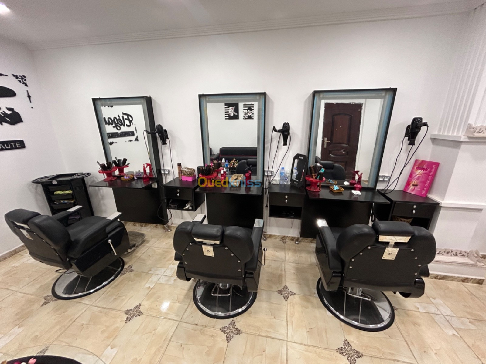 Salon de coiffure complet 