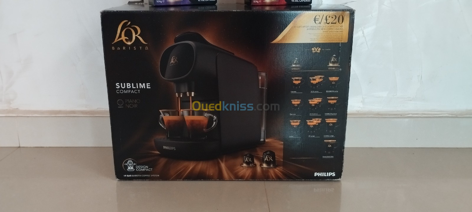 Cafetière l'or barista noire 