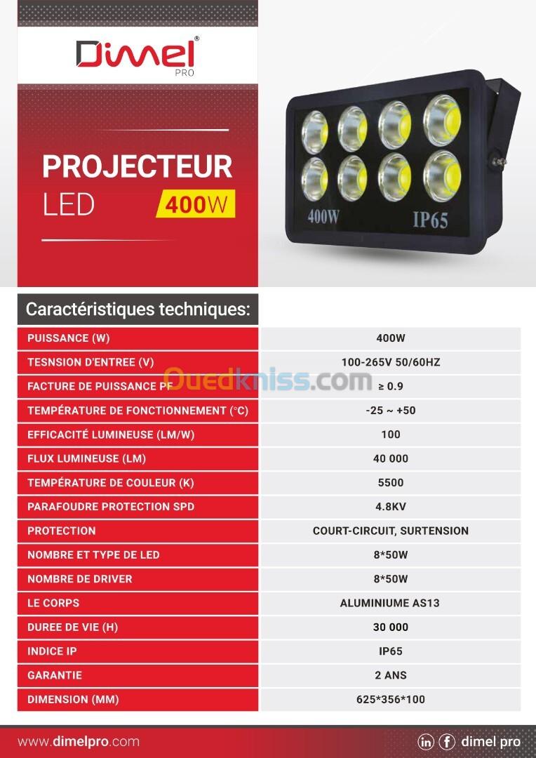 PROJECTEUR À LED 400W