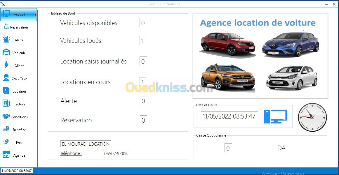 Logiciel location Voiture