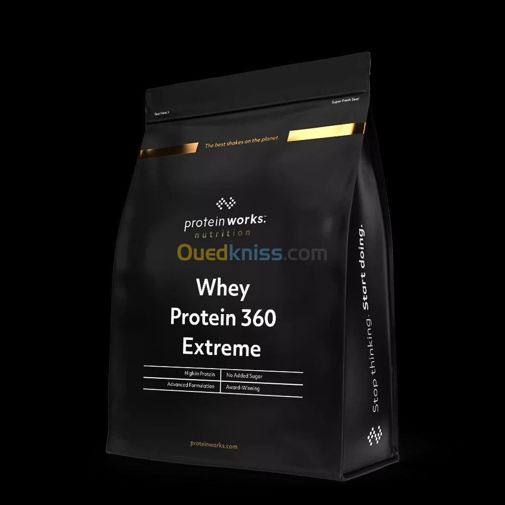 Protéine Whey 360 Extrême 2.4 Kg Made in UK Caba 