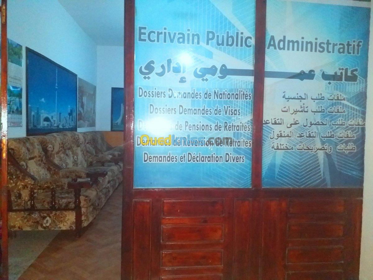 Ecrivain public administratif agrée 