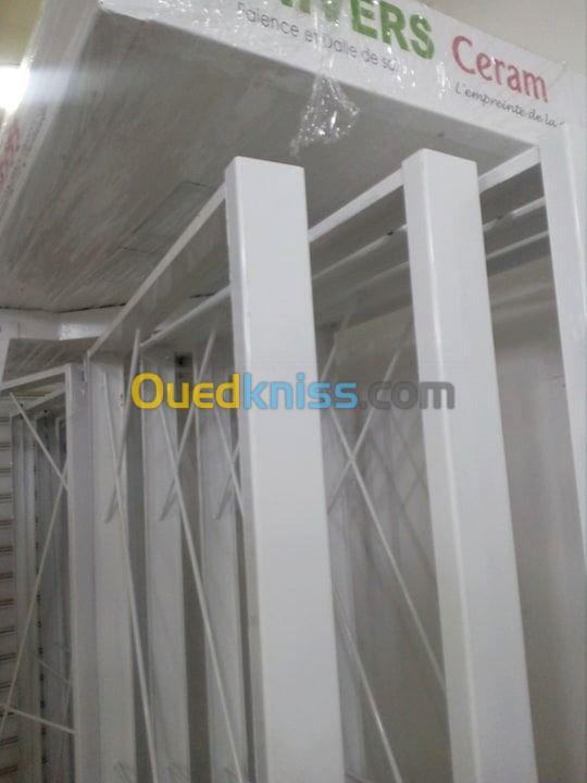 fabrication de presentoir pour ceramiq