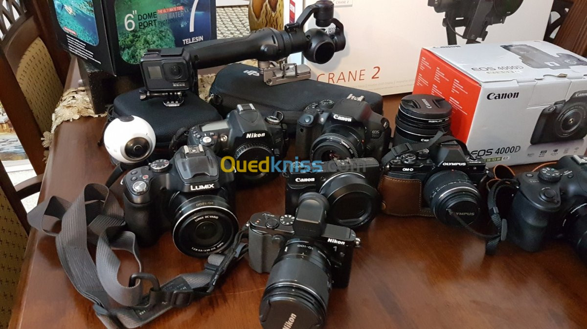 Canon 760d Sony a7r Sony olmpuse EM 10