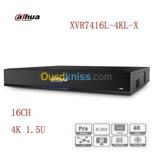 XVR DAHUA RACKABLE 16CH BNC 32 IP PRO 