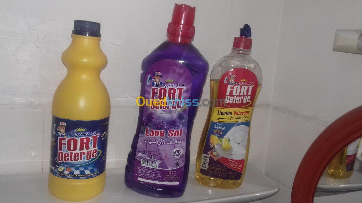   fabrication des produits detergents