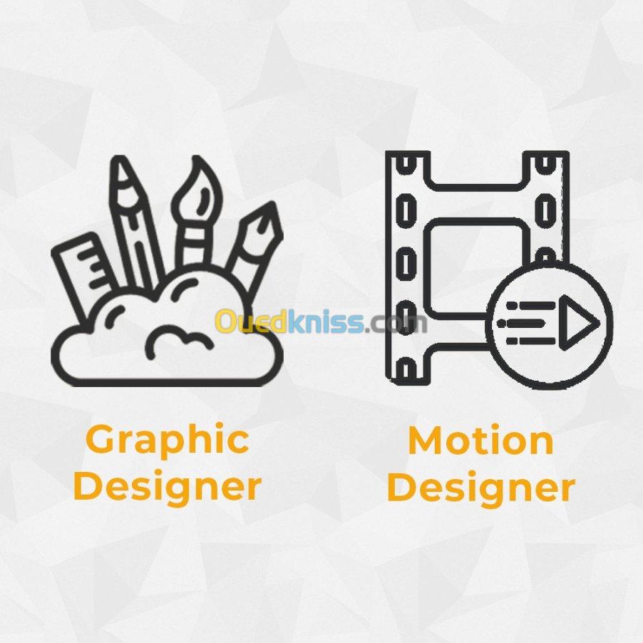 graphic-Motion design, video editing 