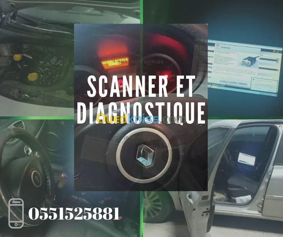 Scanner et réparation auto/déplacement