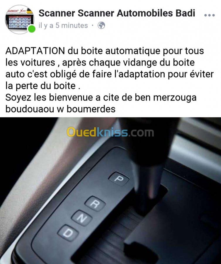 Adaptation du boite auto