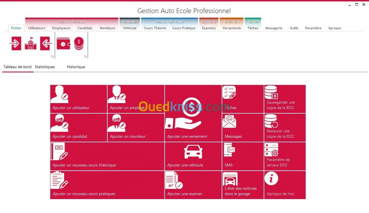 Gestion Auto Ecole Professionnel 