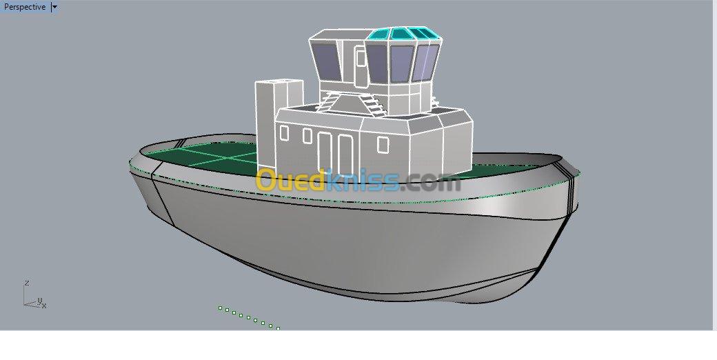 Etude, concept et dessin 2 D 3D