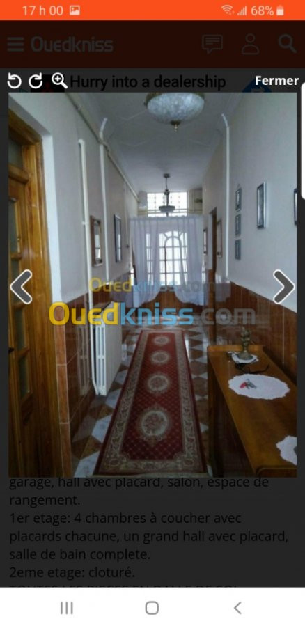 Vente Villa Batna Batna