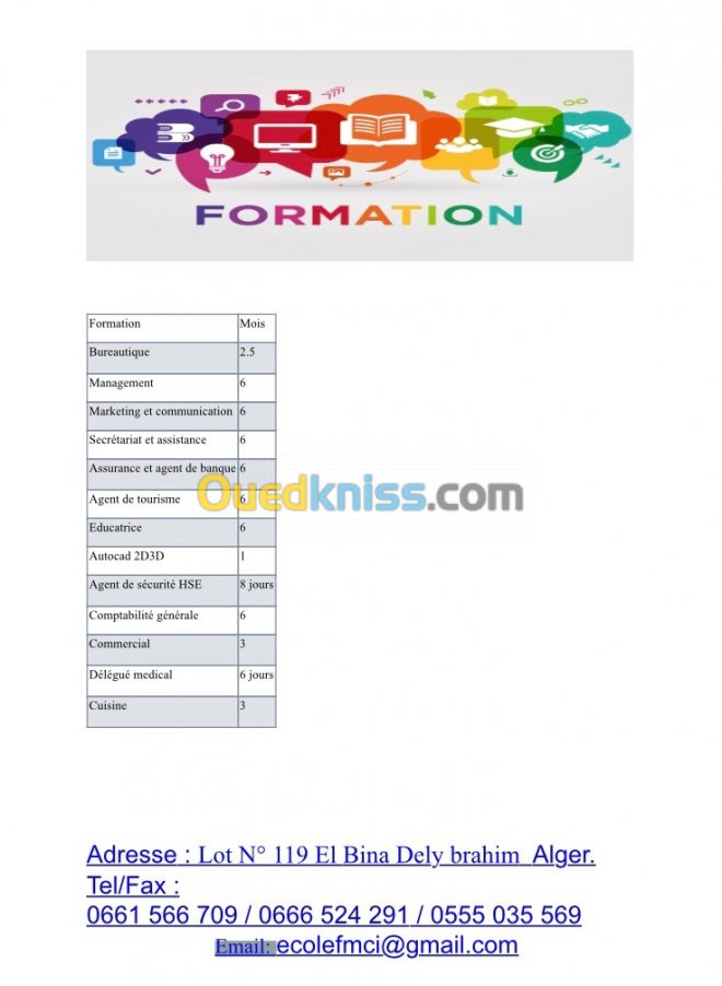 Formation diplomantes