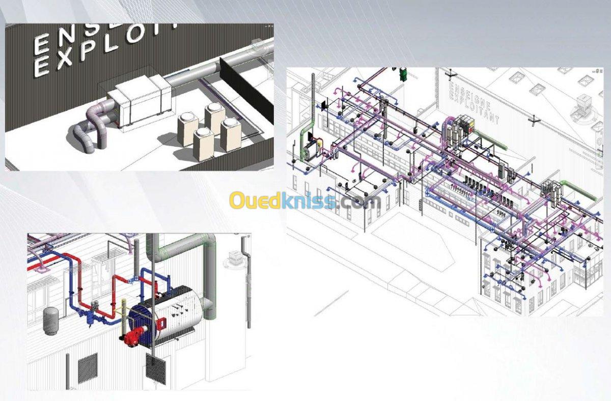 Etude et modélisation MEP/HVAC (REVIT)