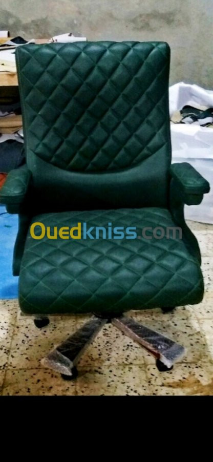 FAUTEUIL PDG CUIR ET SIMILI CUIR M02