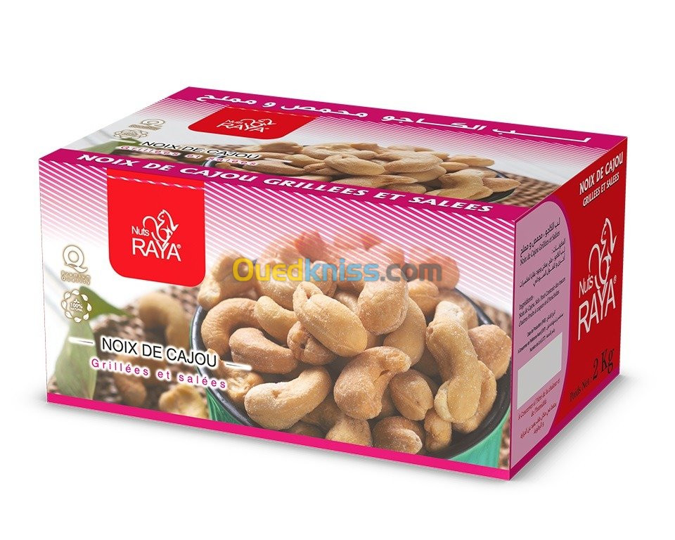 Vente des Produits RAYA NUTS