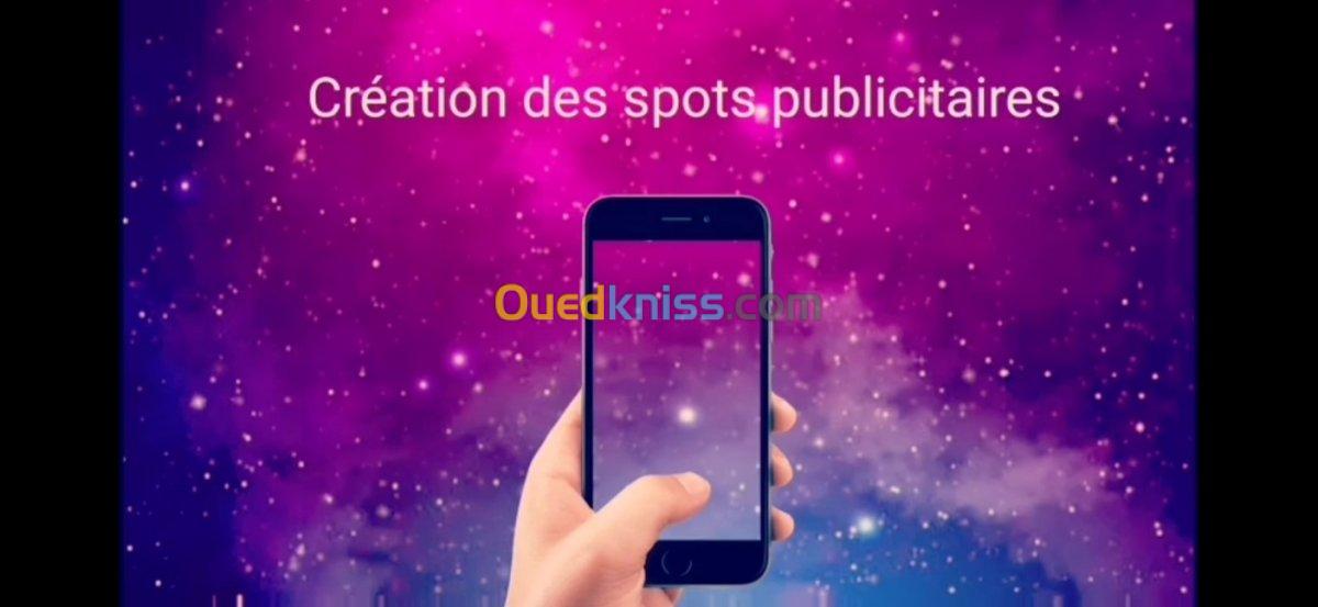 Création des spots publicitaires 