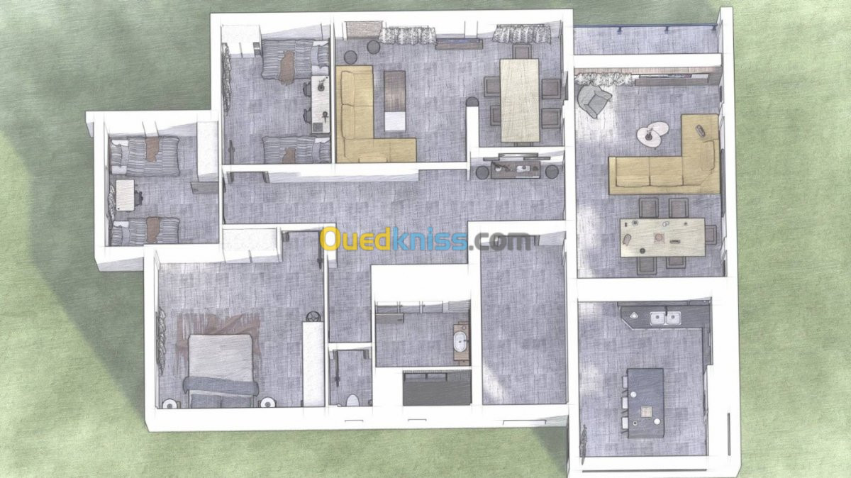 separation appartement et plan villa 