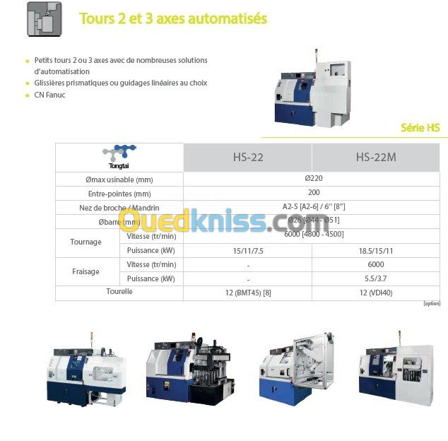 TOURS CNC  HS 22 TONGTAI