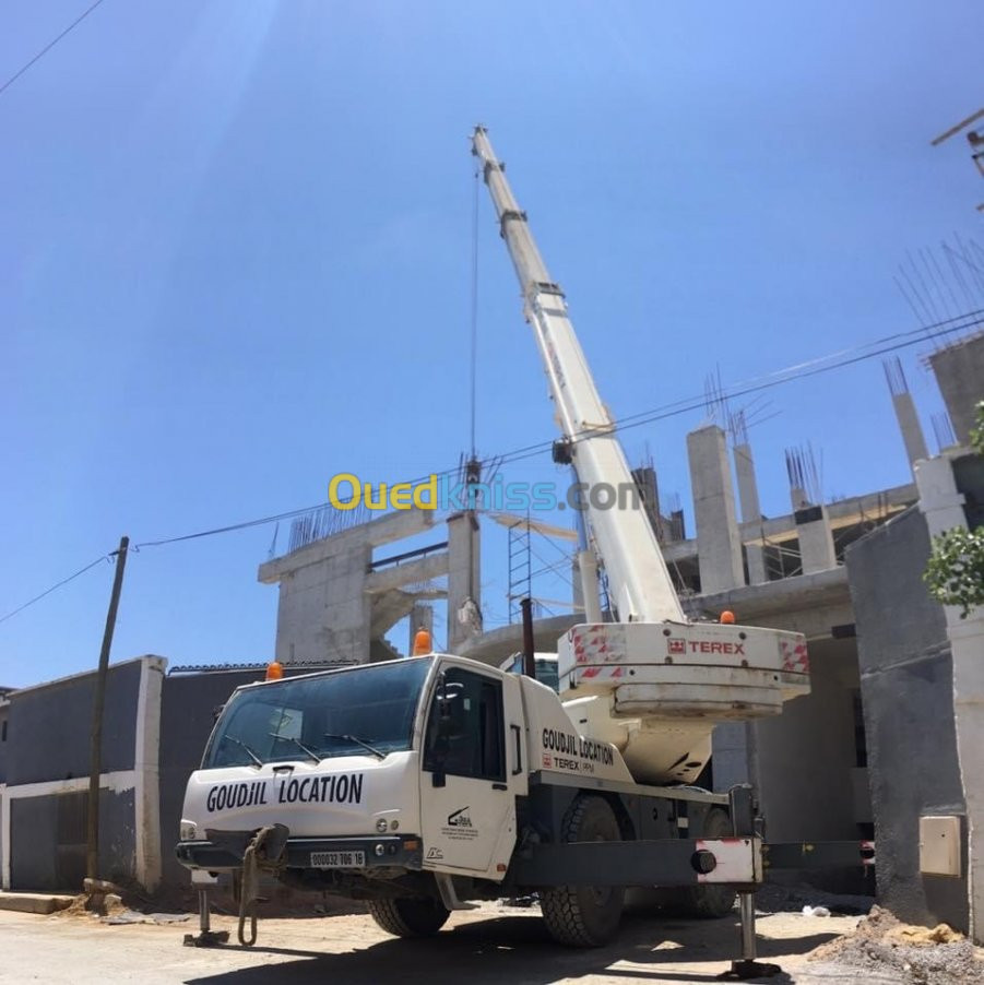 Location Grue mobile 40t Terex 