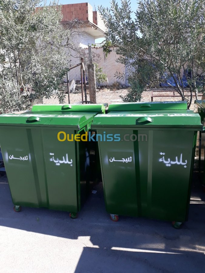 Fabrication des poubelles  Mètalliques