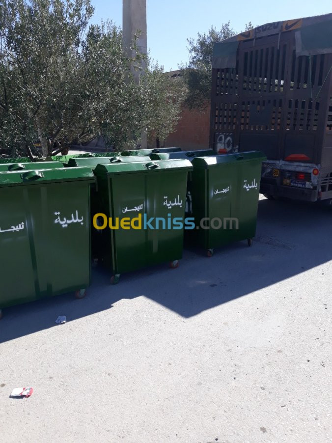 Fabrication des poubelles  Mètalliques