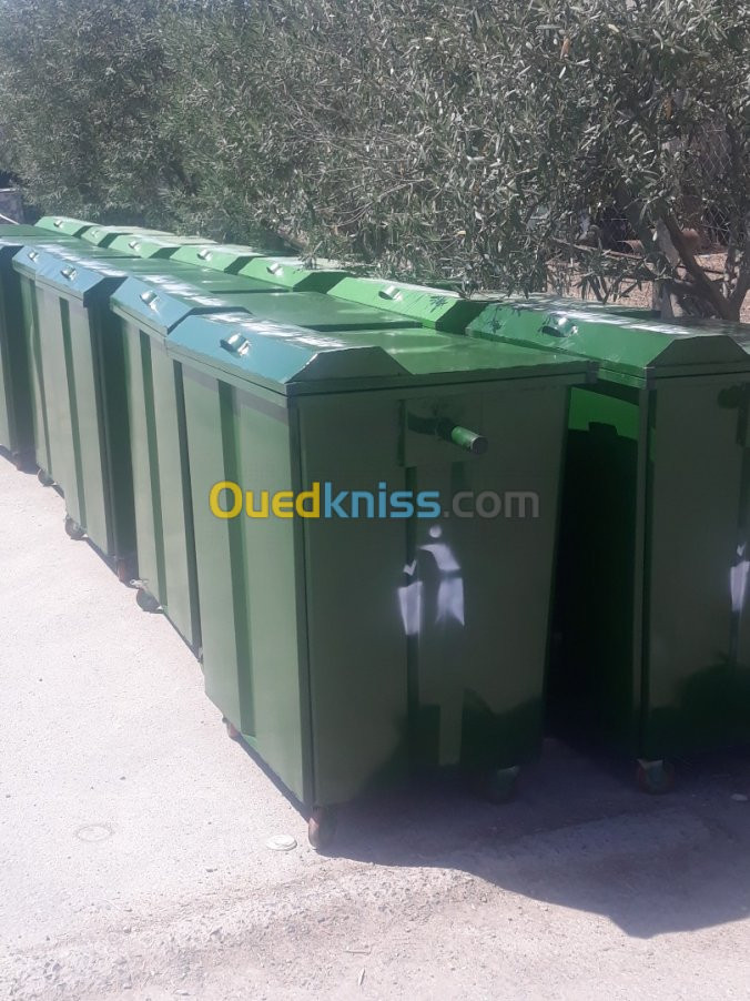 Fabrication des poubelles  Mètalliques