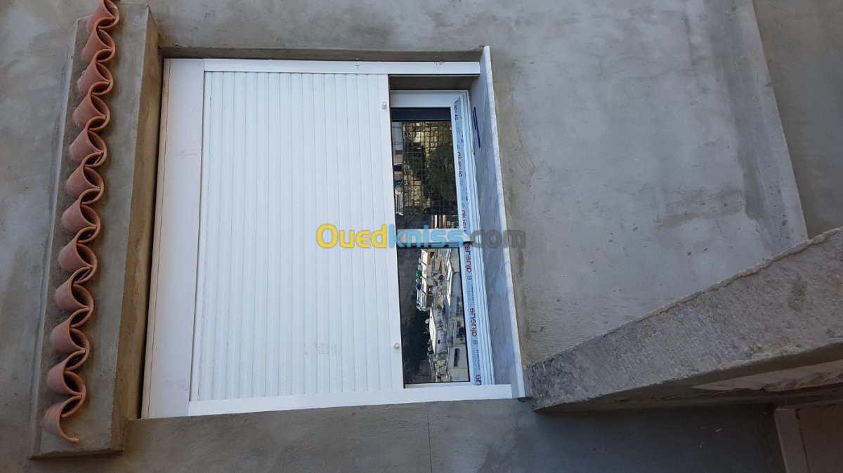 Aluminium pvc placo نجارة الألمنيوم 