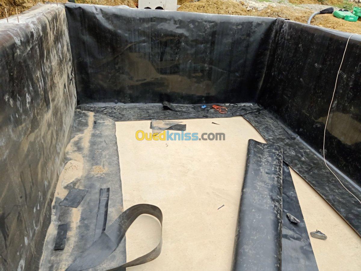 Fournitures et pose de Geomembrane