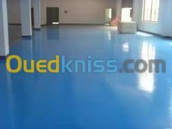 Travaux de revetement epoxy