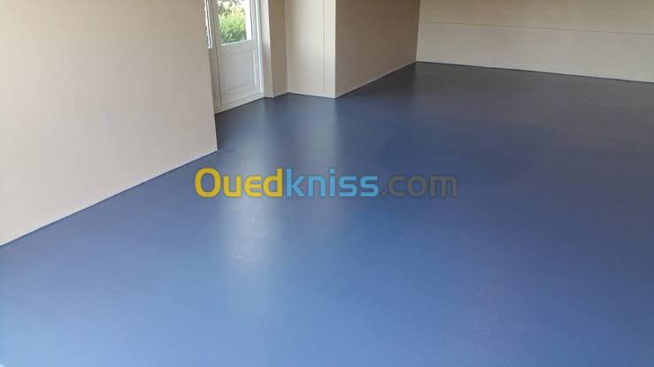 Travaux de revetement epoxy