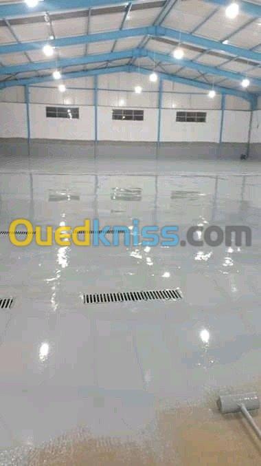 Travaux de revetement epoxy