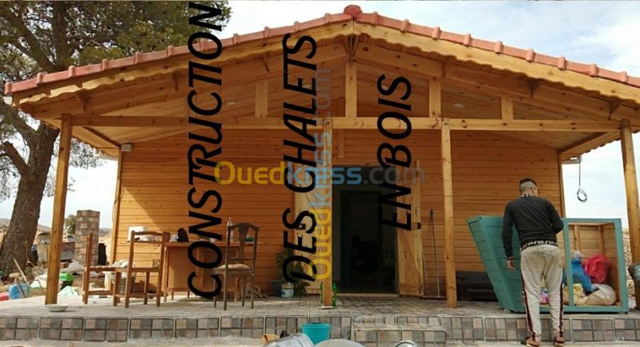 Construction Des chalets et travaux en tuiles 