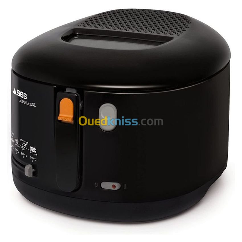 SEB Ff160800 Simply One Friteuse Compacte Avec Thermostat- Noir