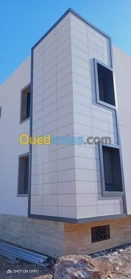 Travaux alucobond 