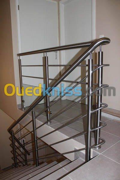 Rampes d'escalier en Inox. Gardecorp 