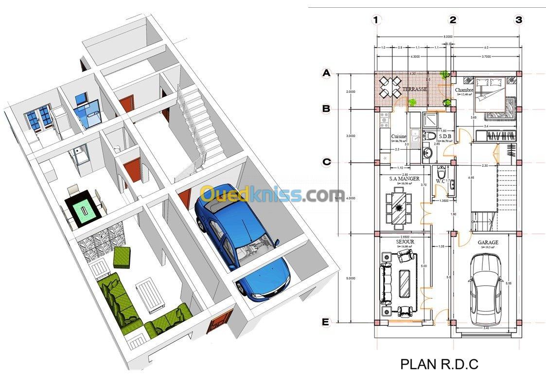 Etude Architecturale/Quantitatif-BIM