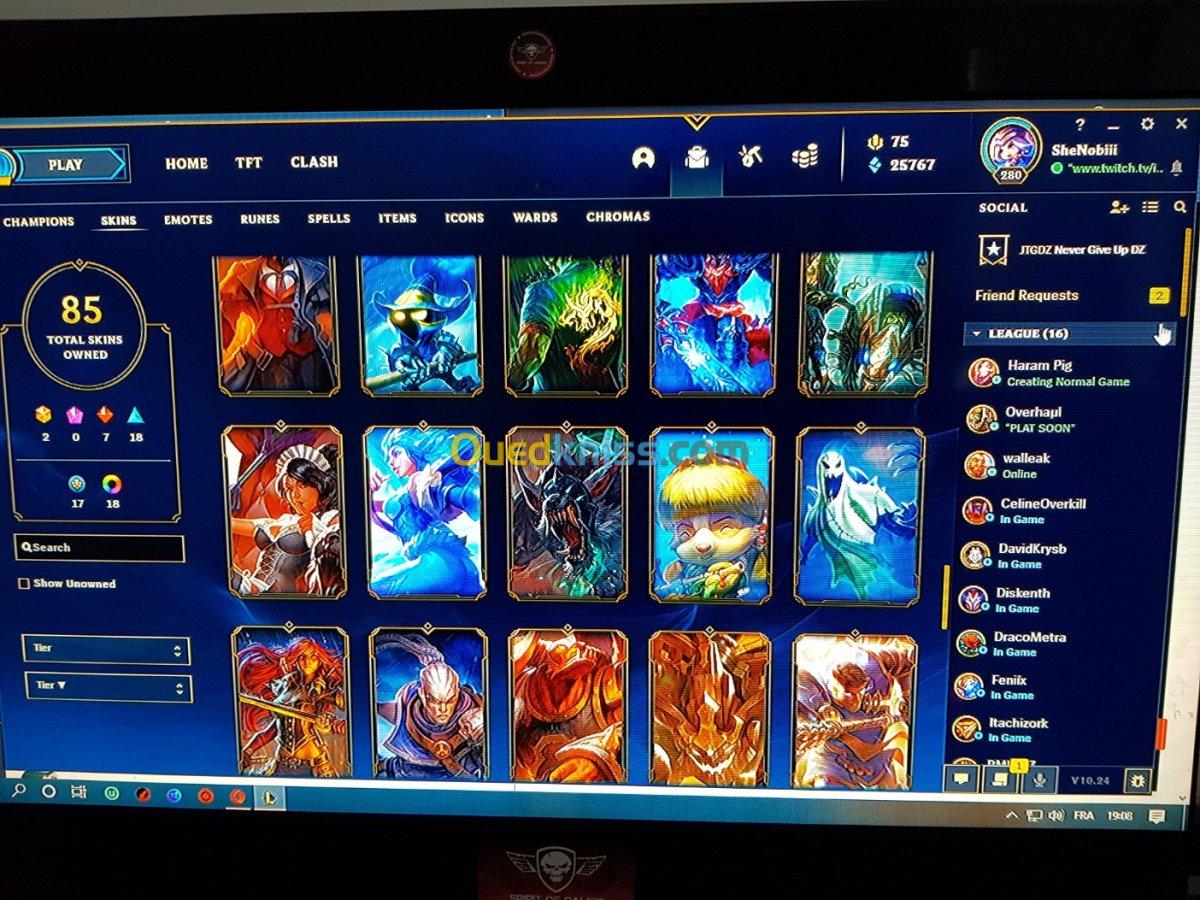 Compte League Of Legends