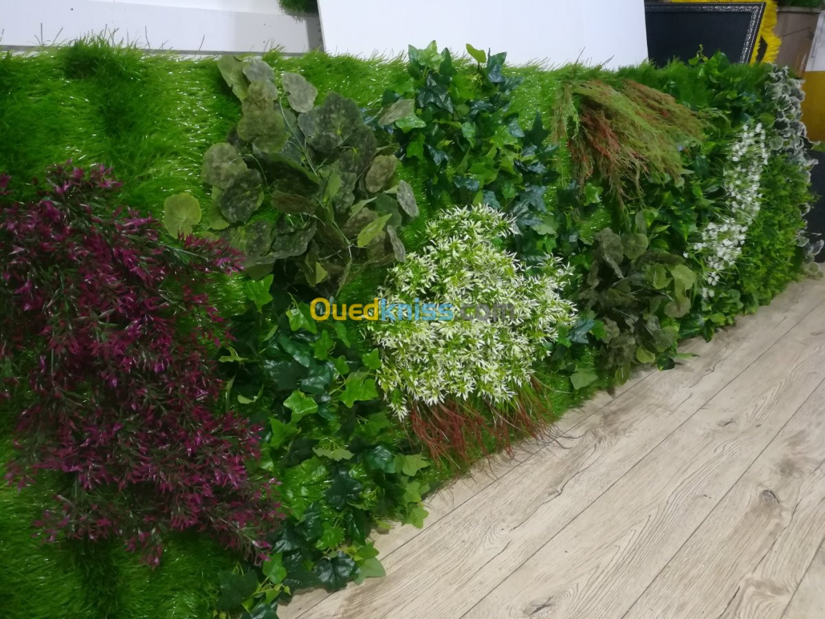 MUR VEGETAL ARTIFICIEL & brise vue