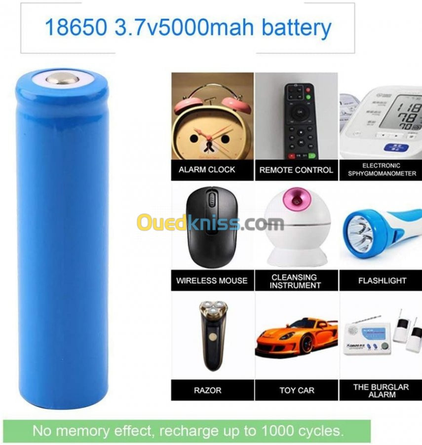 Batterie 18650 rechargeable 4.2