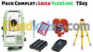 Station Flexline TS03 logicielLeica FlexField