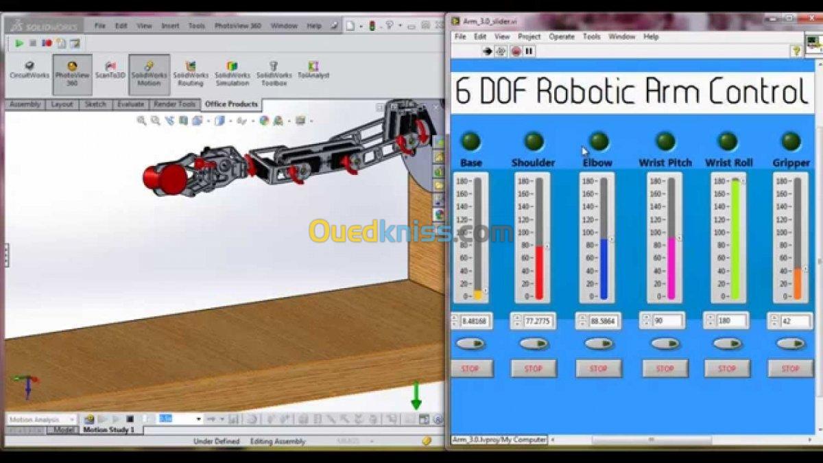 solidworks labview interface