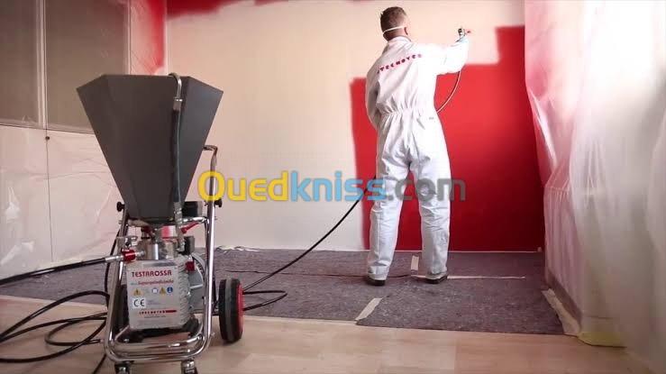 Peinture par station airless 