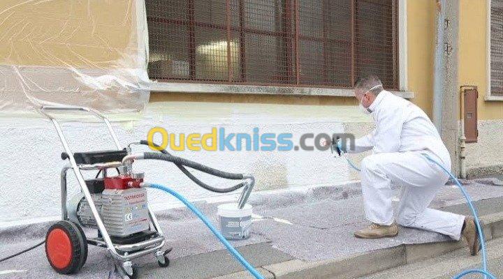 Peinture par station airless 